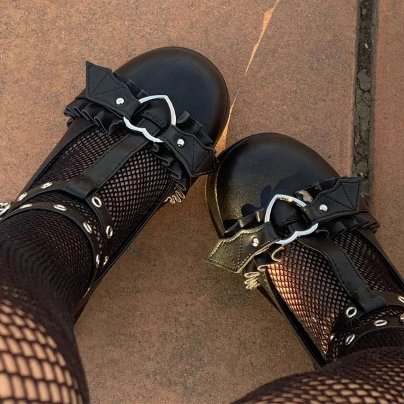 Women'S Fashion Day - Nuove Scarpe Mary Jane con Zeppa
