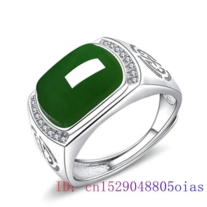 Women Fashion Rings - Anello di giada verde Regali Moda