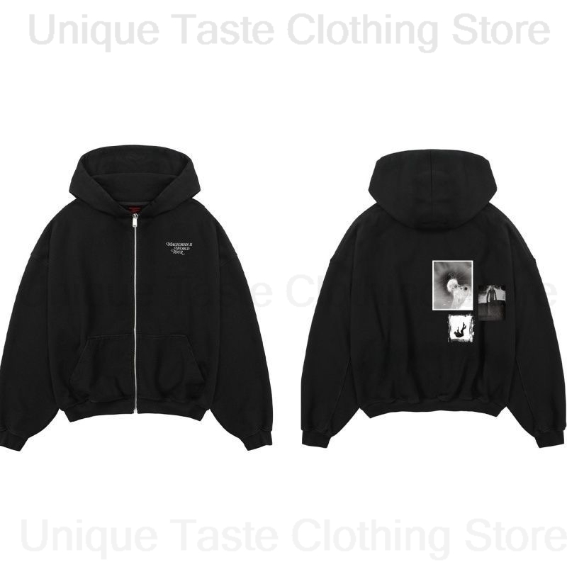 Women'S Fashion Zip Up Hoodies - Jackson Wang MAGICMAN 2 Stesso Felpe