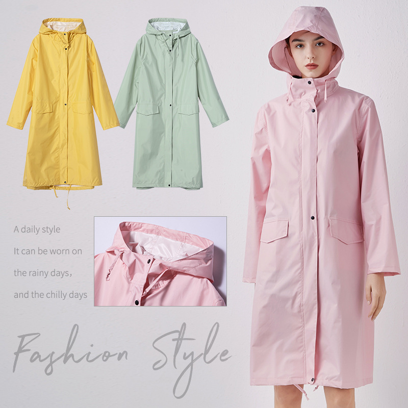 Women'S Fashion Raincoat - Nuove donne di moda impermeabile leggero