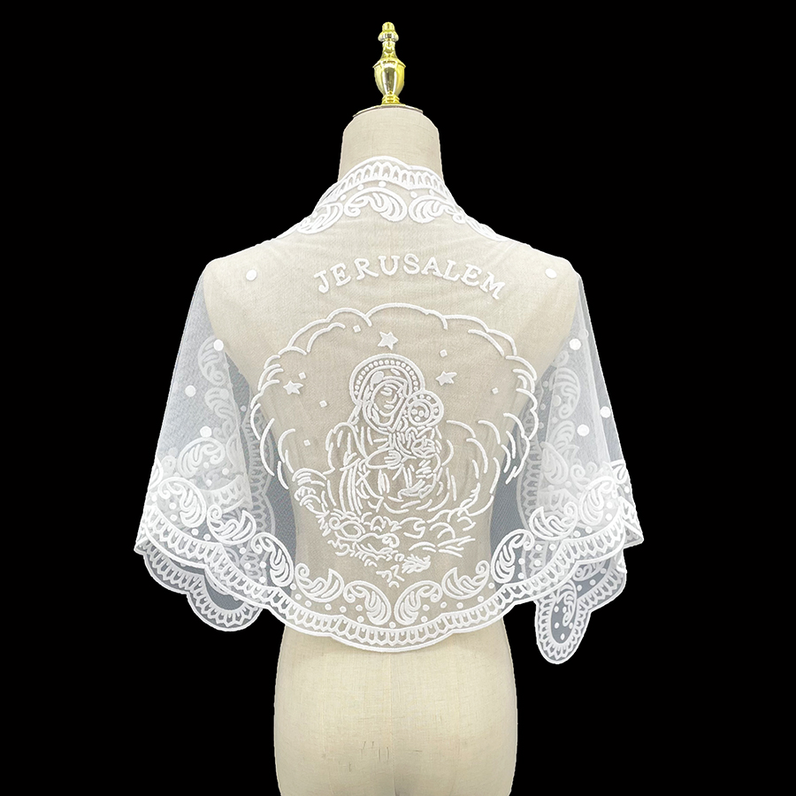 Women Fashion Drawing - 1 Pezzo Sciarpa Triangolare 3D Floccata