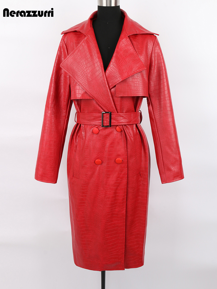 Women'S Fashion Raincoat - Trench Nerazzurri autunno lungo sciolto in