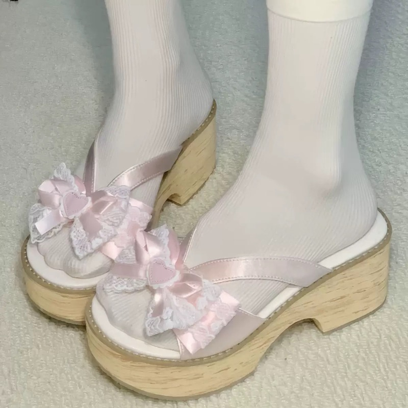 Women'S Fashion Line - Sandali con plateau e tacco alto