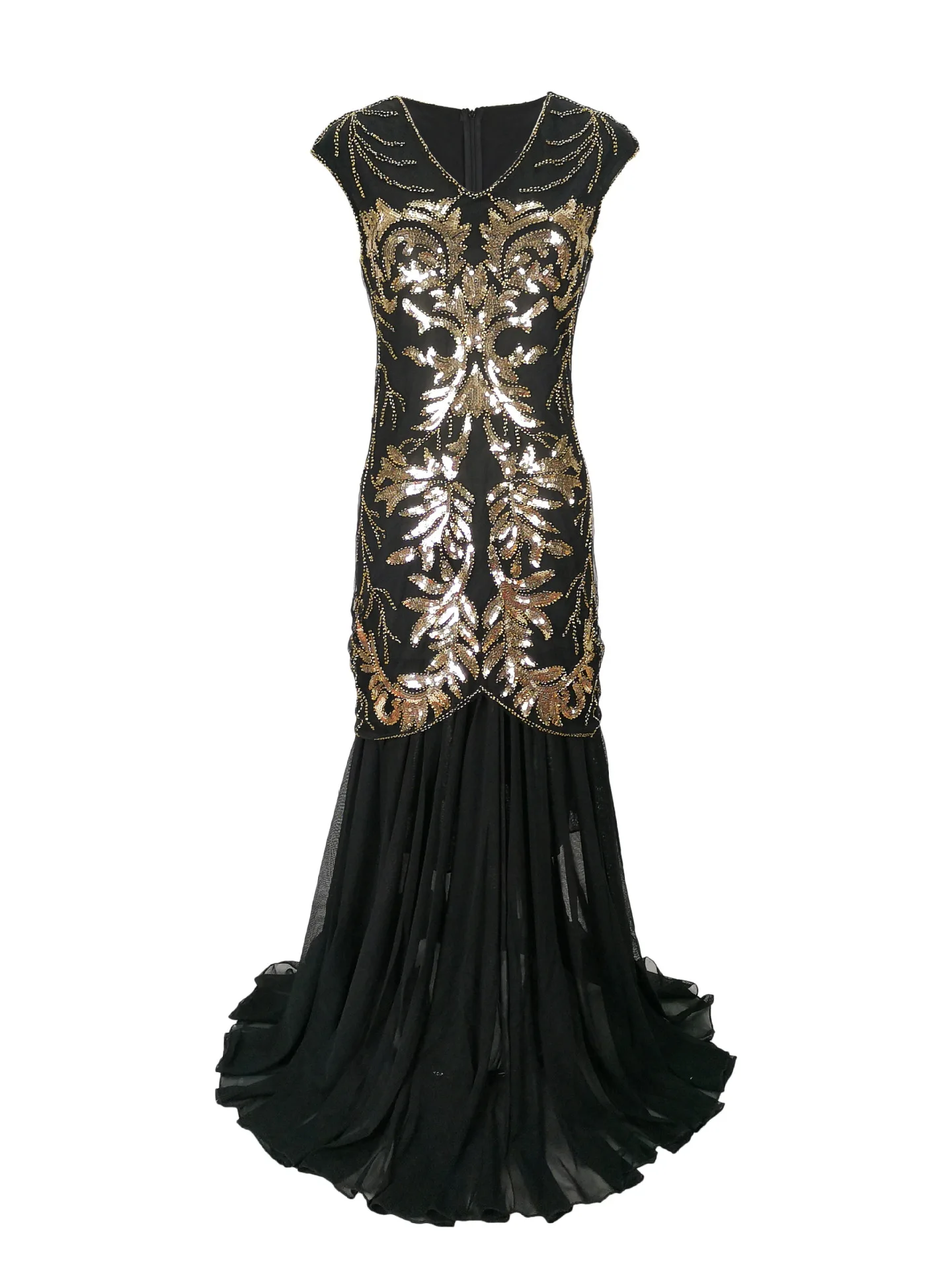 Women'S Fashion In 1920 - 1920 abito in Chiffon con paillettes