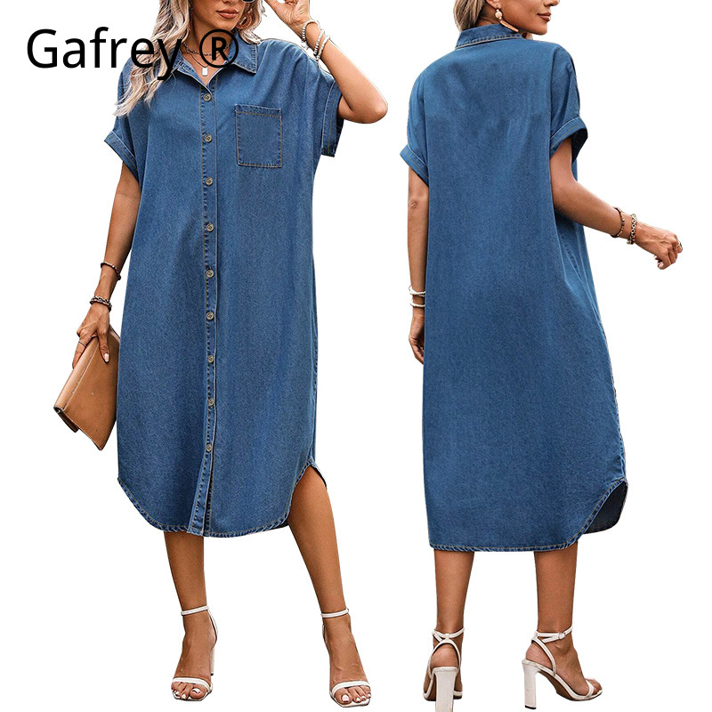Women Fashion Jeans - Abito in denim da donna taglie