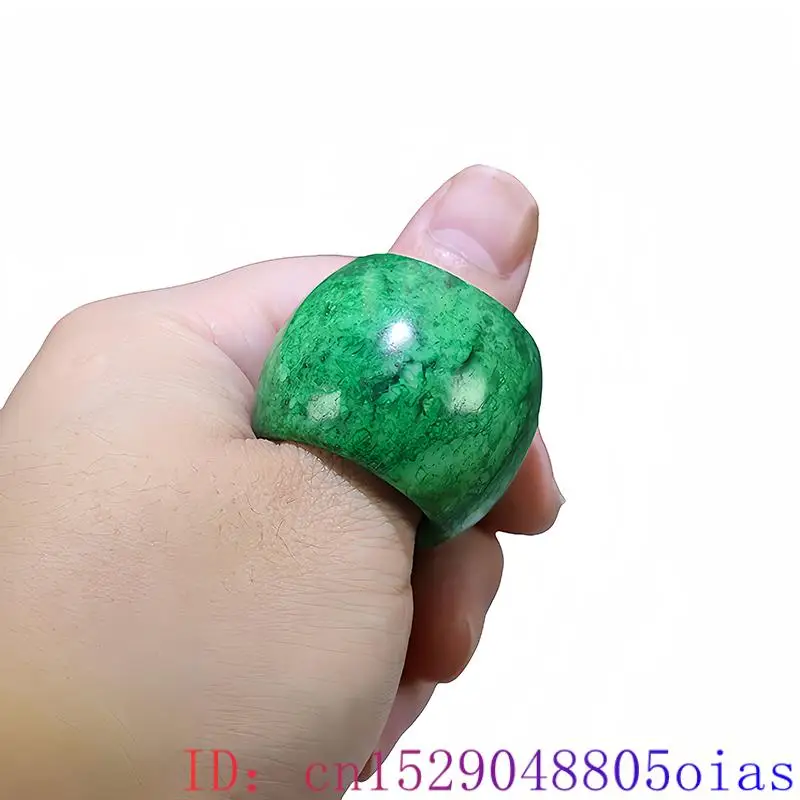 Anelli di giada reale verde da - Women Fashion Rings recensione e prezzo