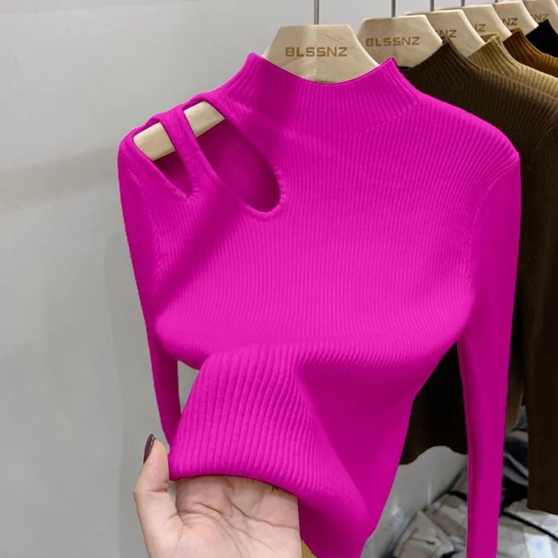 Maglione da donna a collo alto - Ribbed Knit Sweater recensione e prezzo