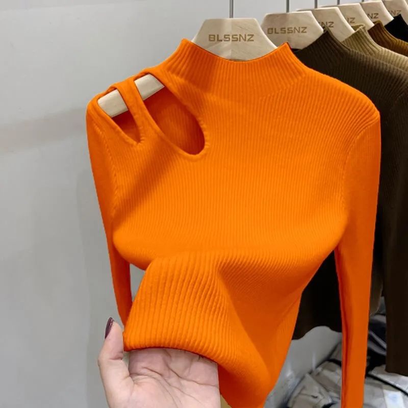 Maglione da donna a collo alto - Ribbed Knit Sweater recensione e prezzo