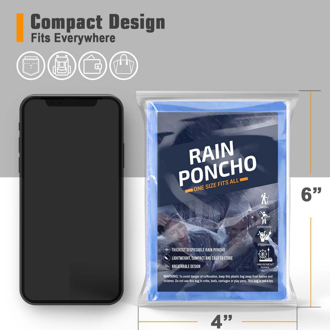 Poncho antipioggia usa e getta - Women'S Fashion Raincoat recensione e prezzo