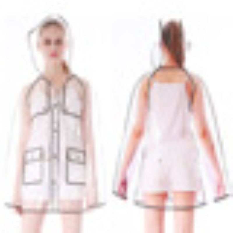 2 Pezzi Impermeabile Trasparen - Women'S Fashion Raincoat recensione e prezzo