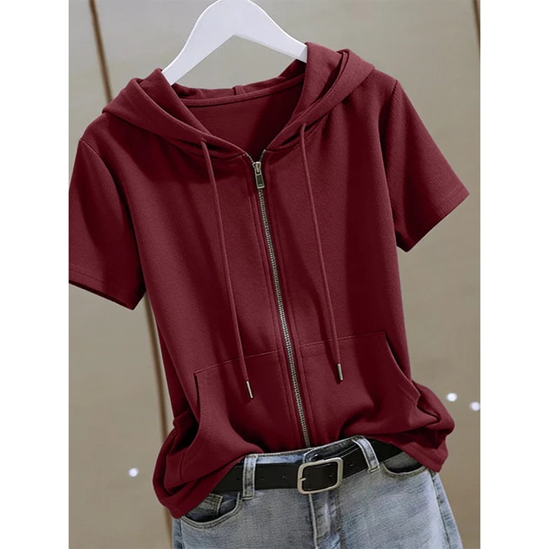 Felpa con cappuccio estiva da  - Women'S Fashion Zip Up Hoodies recensione e prezzo