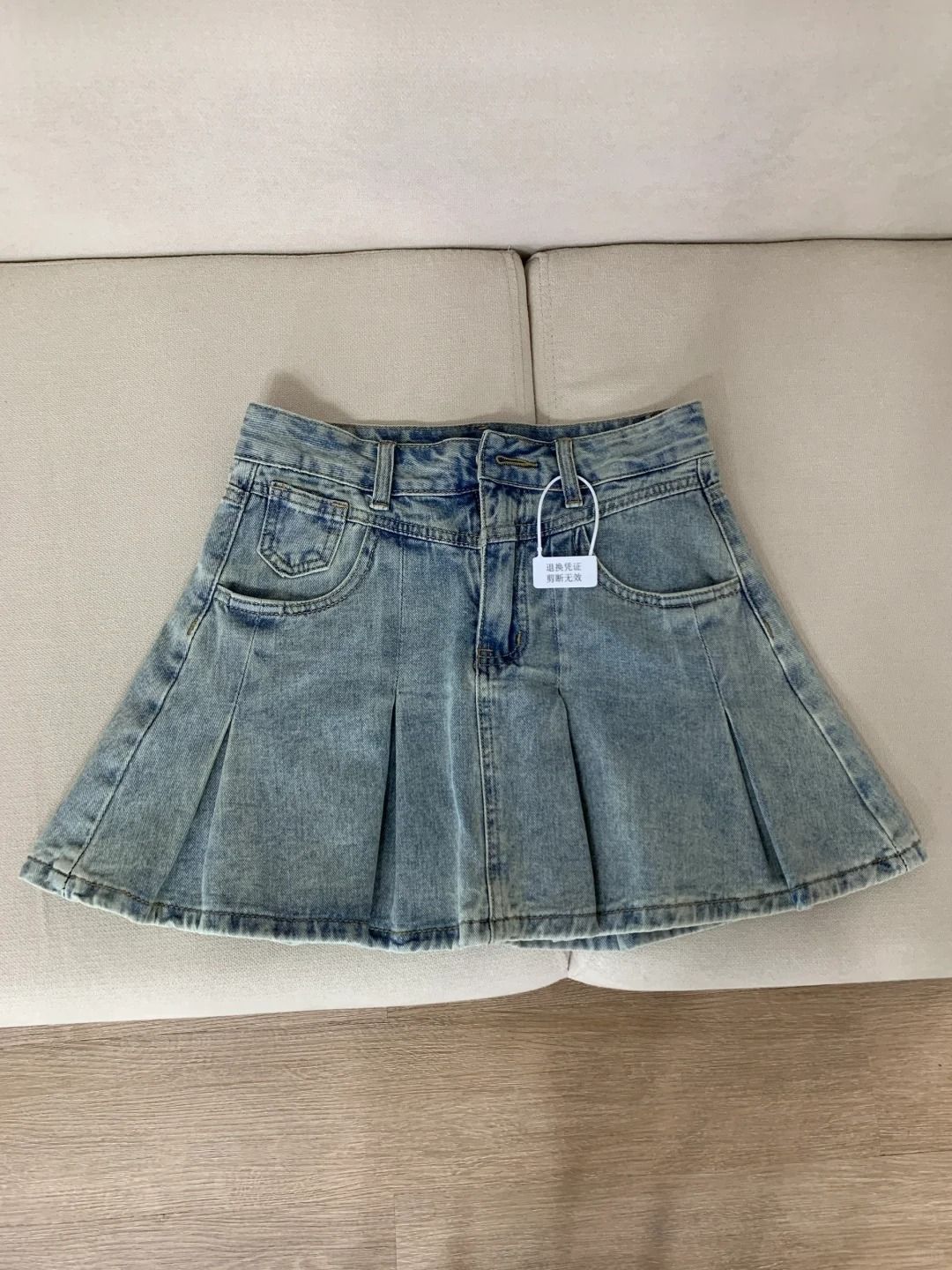 Minigonna in denim a vita alta - Women Fashion Jeans recensione e prezzo