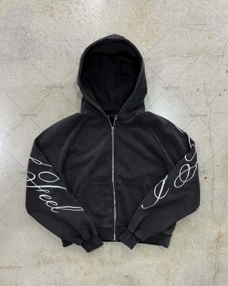 Y2K harajuku Gotico Lettera St - Women'S Fashion Zip Up Hoodies recensione e prezzo