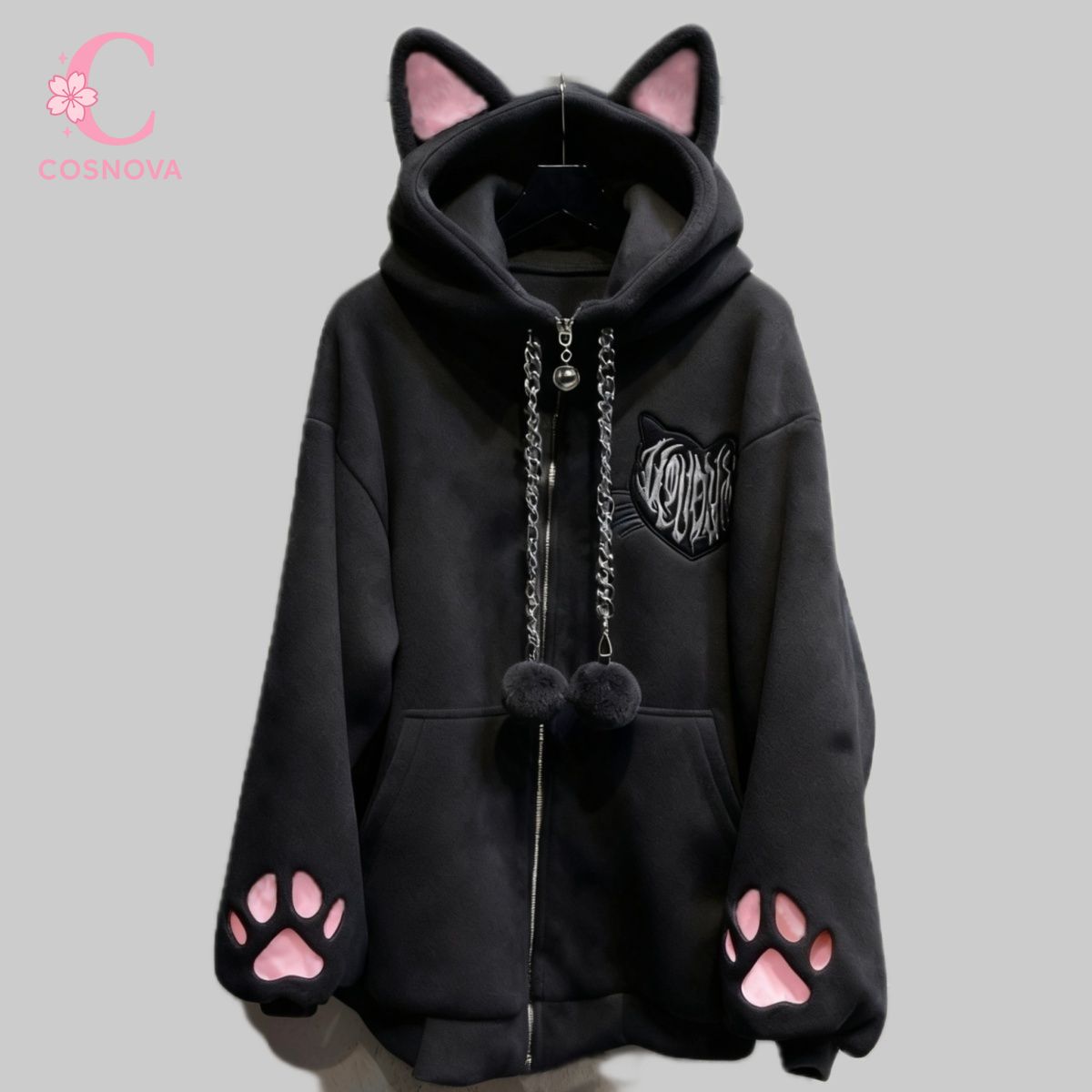 Giacca con Cappuccio e Orecchi - Women'S Fashion Zip Up Hoodies recensione e prezzo