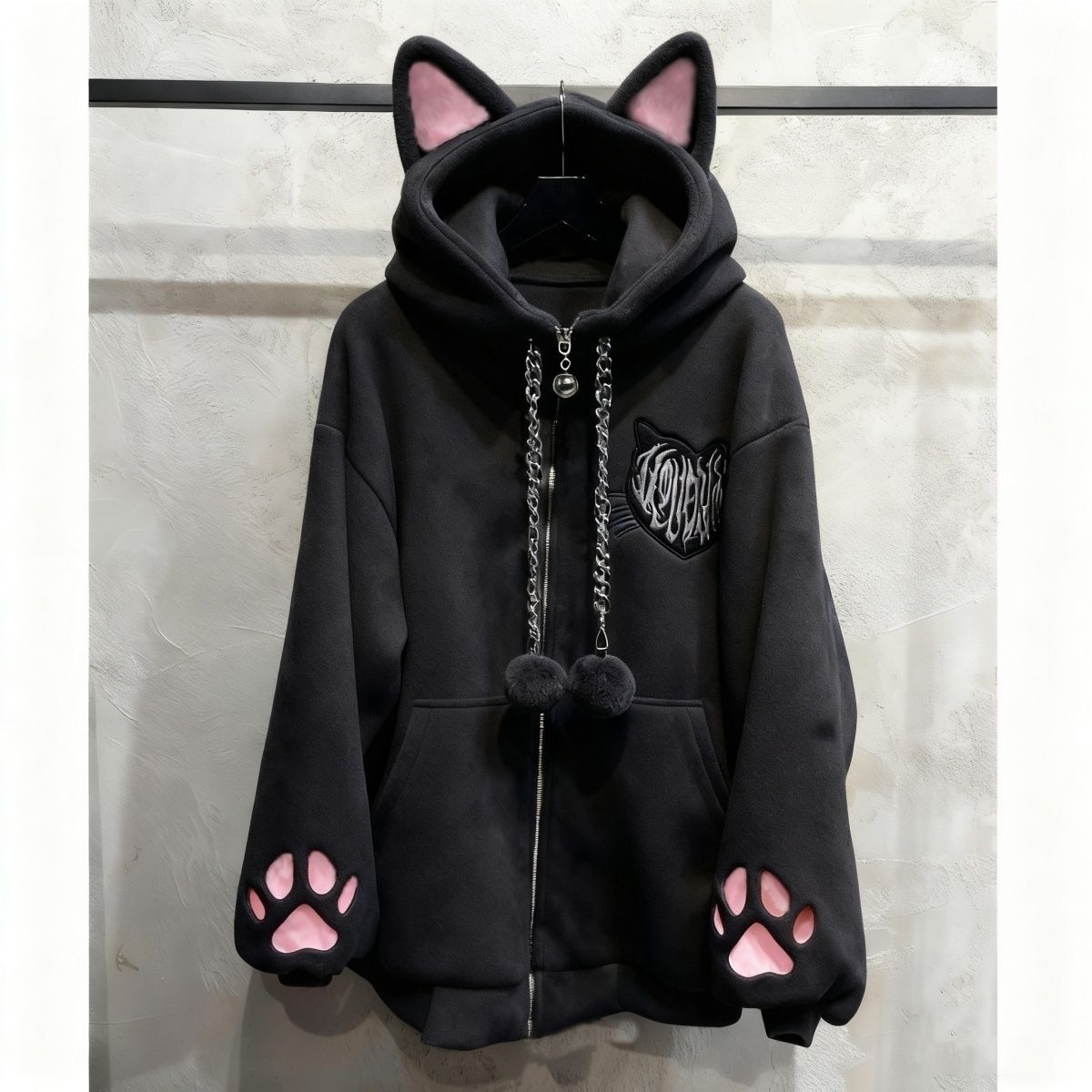 Giacca con Cappuccio e Orecchi - Women'S Fashion Zip Up Hoodies recensione e prezzo