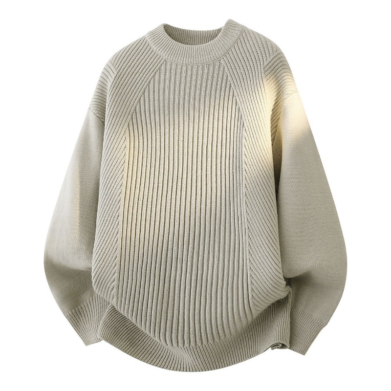 Maglione da Donna a Collo Tond - Ribbed Knit Sweater recensione e prezzo