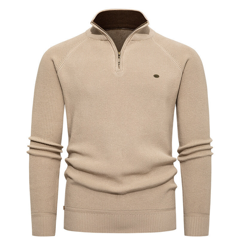 Maglione da Uomo Blu Chiaro a  - Ribbed Knit Sweater recensione e prezzo