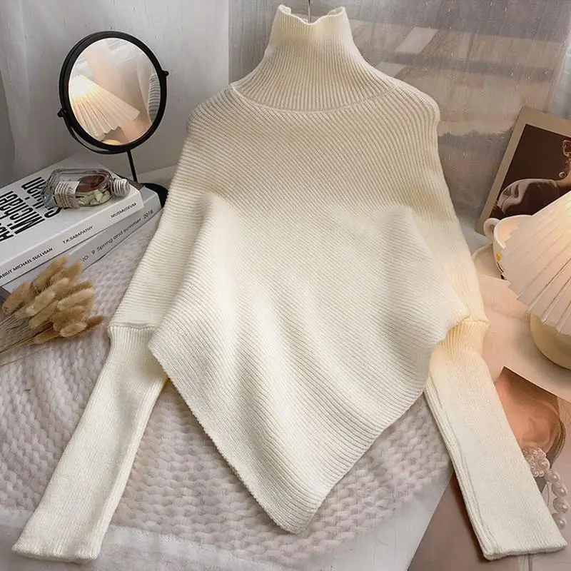 Maglione poncho lavorato a mag - Ribbed Knit Sweater recensione e prezzo