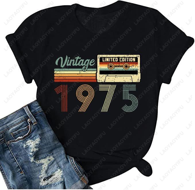 T-shirt vintage del 1975 per l - Women'S Fashion In The 70S recensione e prezzo