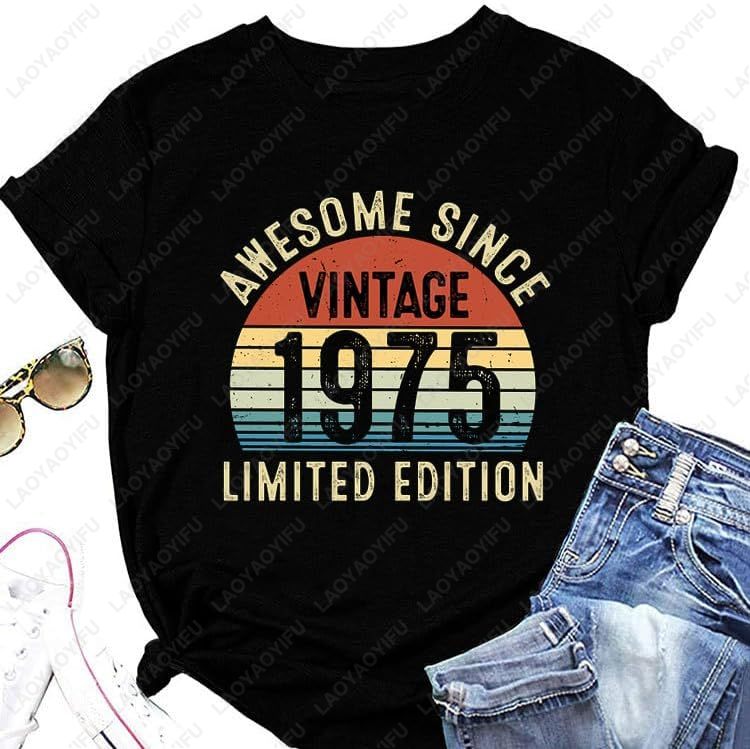 T-shirt vintage del 1975 per l - Women'S Fashion In The 70S recensione e prezzo