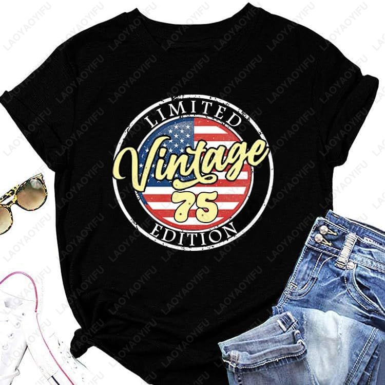 T-shirt vintage del 1975 per l - Women'S Fashion In The 70S recensione e prezzo