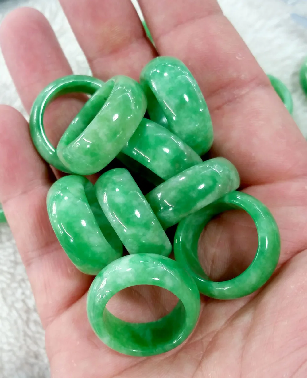 Anello di Giada Verde naturale - Women Fashion Rings recensione e prezzo