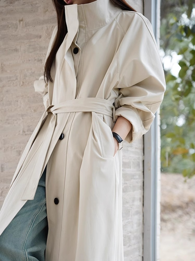 Marrone Trench da donna alla m - Women'S Fashion Raincoat recensione e prezzo
