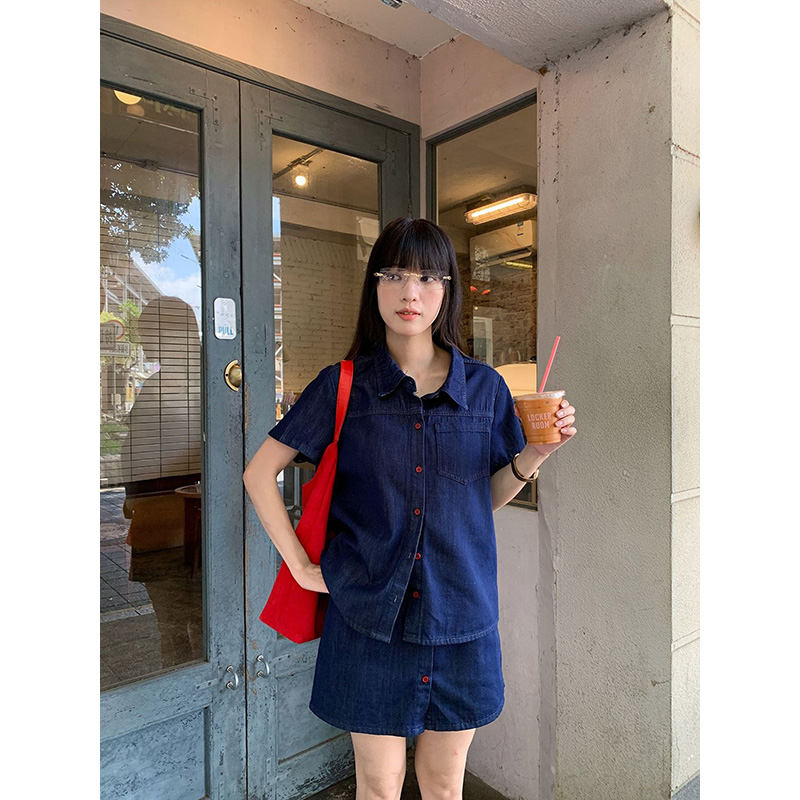 Camicia in denim a maniche cor - Women Fashion Jeans recensione e prezzo