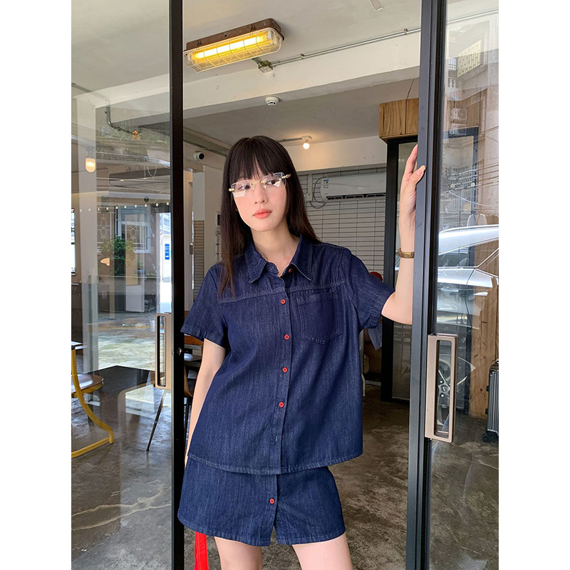 Camicia in denim a maniche cor - Women Fashion Jeans recensione e prezzo