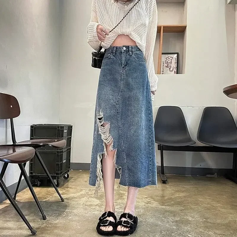 Gonna di jeans da donna a vita - Women Fashion Jeans recensione e prezzo
