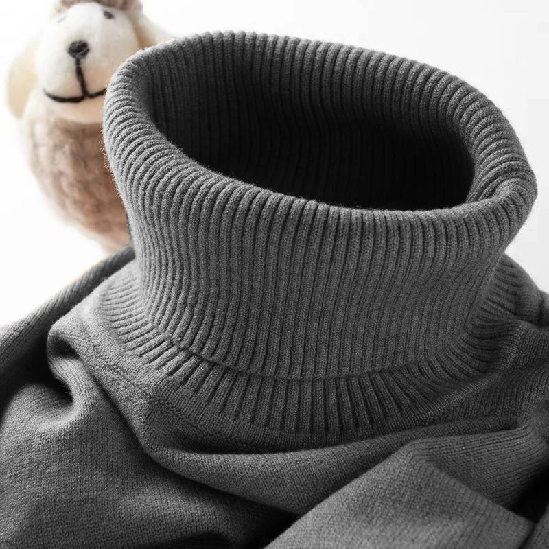 Maglione a collo alto da uomo  - Ribbed Knit Sweater recensione e prezzo