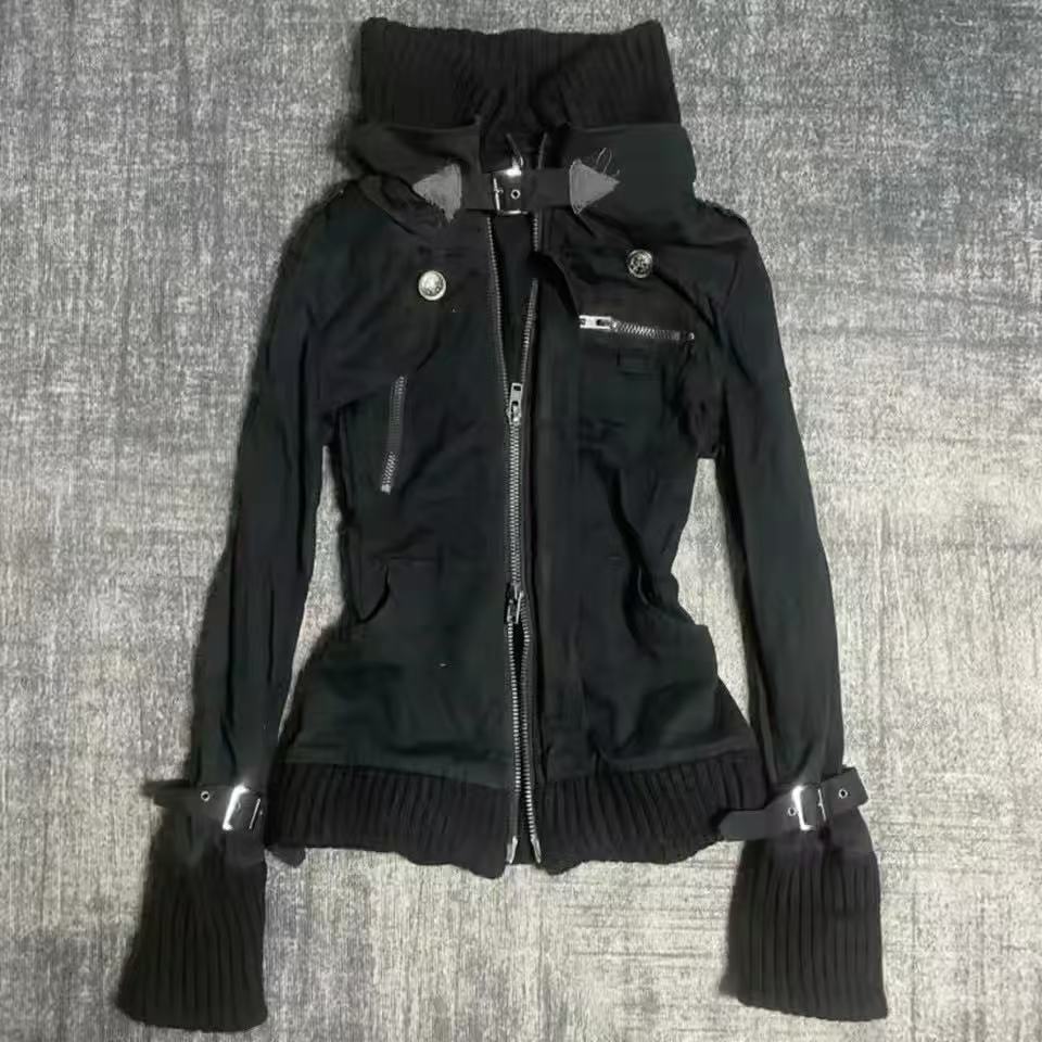 Felpa con Cappuccio Y2K Gotica - Women'S Fashion Zip Up Hoodies recensione e prezzo