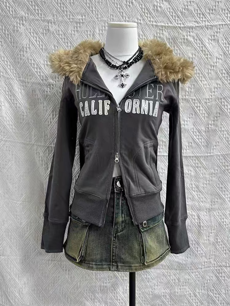 Felpa con cappuccio retrò moda - Women'S Fashion Zip Up Hoodies recensione e prezzo