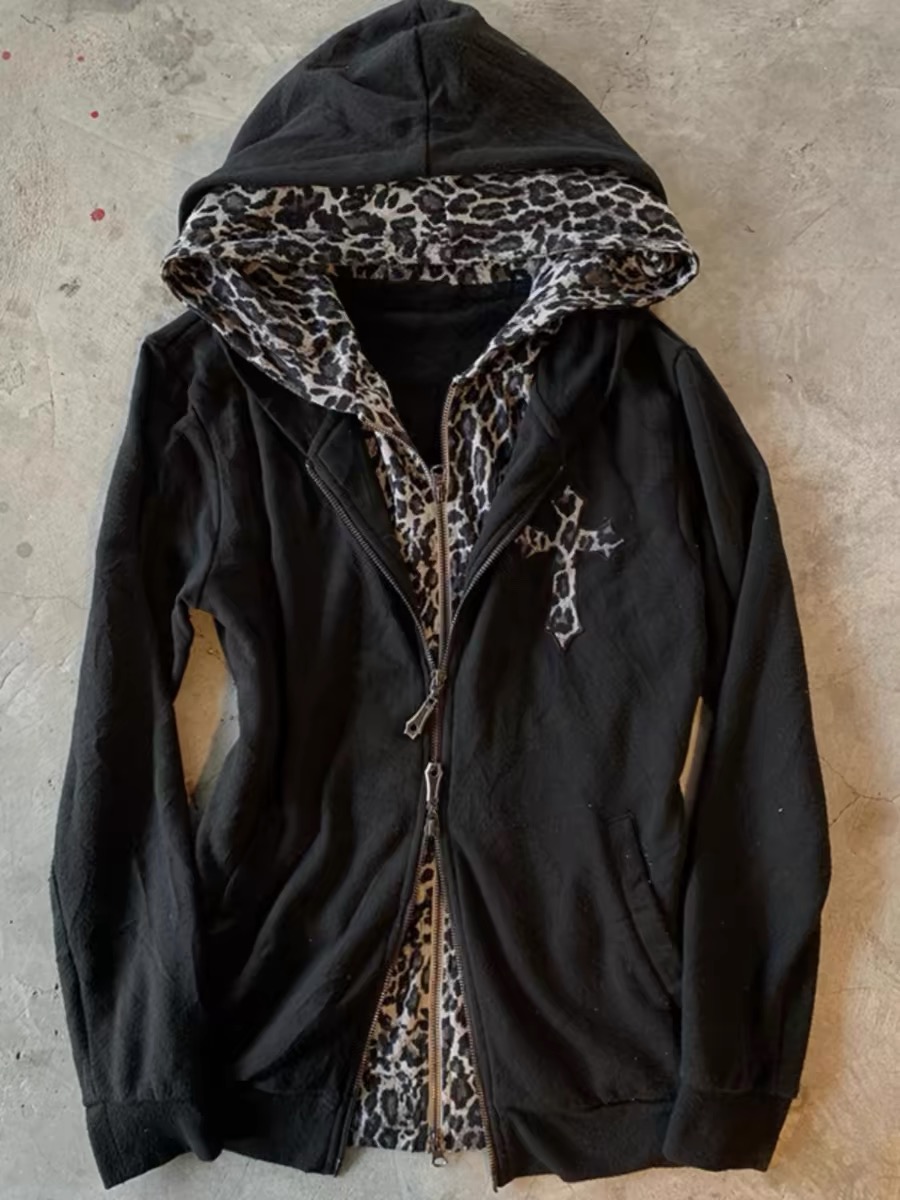 Felpa con cappuccio retrò moda - Women'S Fashion Zip Up Hoodies recensione e prezzo