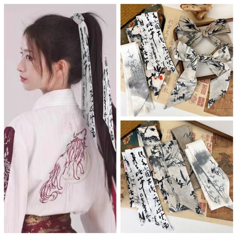 Elegante sciarpa di seta lunga - Women Fashion Drawing recensione e prezzo