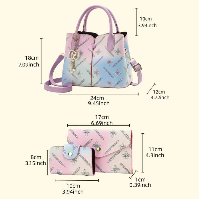 Set di Tre Borse Sfumate per D - Crossbody Bag Women recensione e prezzo