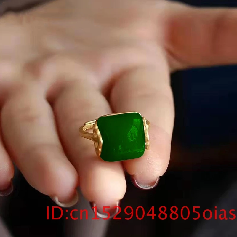 Anello di giada naturale di He - Women Fashion Rings recensione e prezzo
