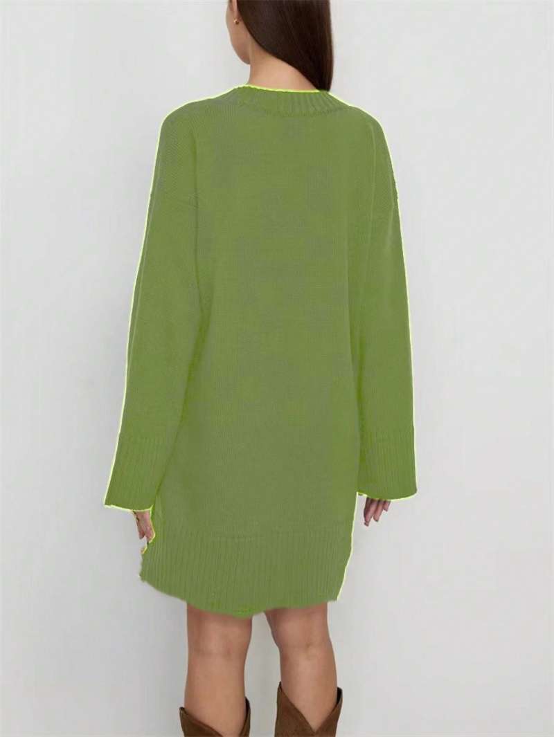 Abito in maglia a coste a tint - Ribbed Knit Sweater recensione e prezzo
