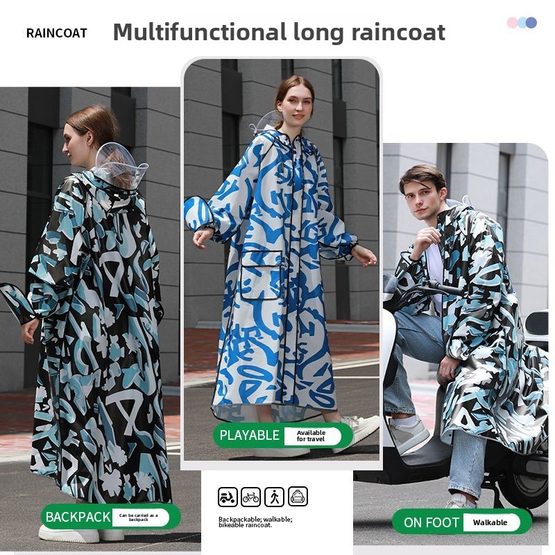 Impermeabile Lungo Mimetico pe - Women'S Fashion Raincoat recensione e prezzo
